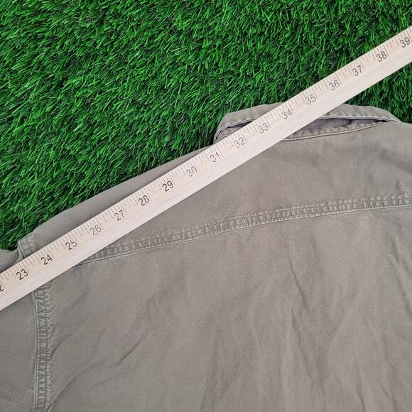 Vintage 90s CARHARTT Rugged Button Shirt 3XL 29x32 Baggy USA - Picture 3 of 16